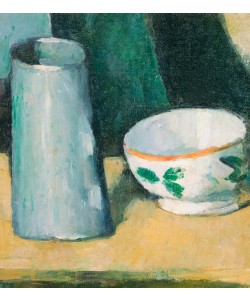 Paul Cézanne, Schale und Milchkrug