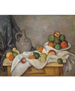 Paul Cézanne, Rideau, cruchon et compotier
