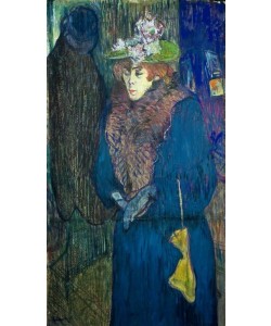 Henri de Toulouse-Lautrec, Jane Avril entrant au Moulin-Rouge