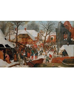 Pieter Brueghel der Jüngere, Anbetung der Hl. Drei Könige
