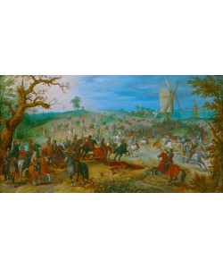 Jan Brueghel der Ältere, Reitergefecht bei den Mühlen