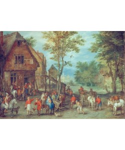 Jan Brueghel der Ältere, Suche nach einer Herberge
