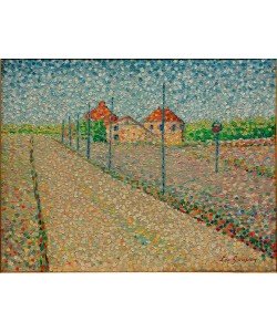 Leo Gausson, Paysage aux environs de Lagny 