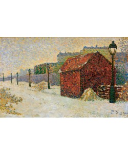 Paul Signac, La neige à Montmartre 