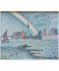 Paul Signac, Entrée du port de Honfleur 