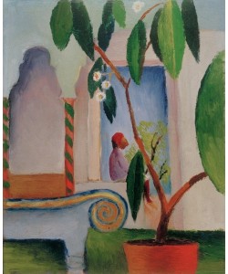 August Macke, Arabisches Café (kleiner Türke)