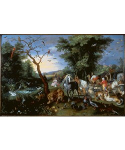 Jan BRUEGHEL DER Jüngere, Der Einzug der Tiere in die Arche Noah