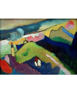 Wassily Kandinsky, Murnau – Berglandschaft mit Kirche