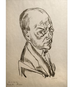 Max Beckmann, Porträt Georg Swarzenski