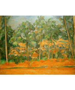 Paul Cézanne, Village derrière les arbres