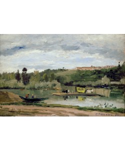 Camille Pissarro, Fähre in La Varenne-Saint-Hilaire