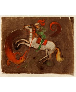 August Macke, Ritter Georg und Drache