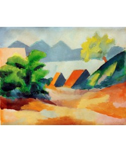 August Macke, Am Thuner See I
