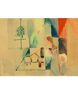 August Macke, Kinder am Gemüseladen II