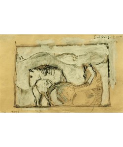 Franz Marc, Zwei Pferde