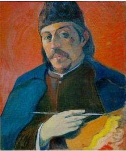 Paul Gauguin, Selbstporträt mit Palette