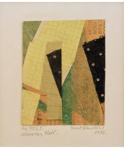 Kurt Schwitters, Mz 1926,8, schwarzer Keil