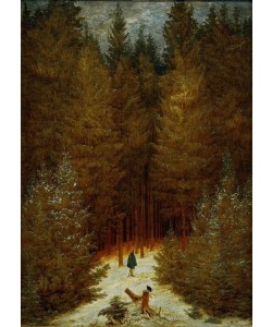 Caspar David Friedrich, Der Chasseur im Walde (Ein beschneiter Tannenwald, Tannenwa