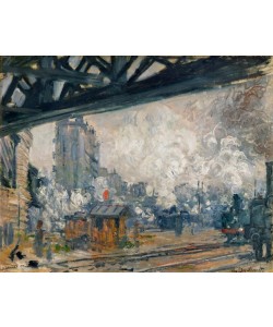 Claude Monet, La Gare Saint-Lazare, vue extérieure