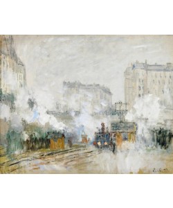 Claude Monet, Extérieur de la Gare Saint-Lazare