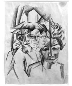 August Macke, Futuristische Köpfe (Elisabeth)