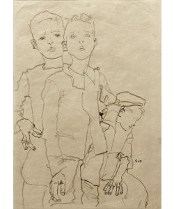 Egon Schiele, Drei Gassenbuben