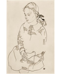 Egon Schiele, Bildnis Eva Steiner
