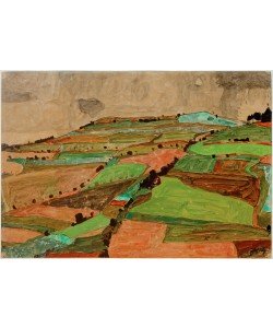 Egon Schiele, Felderlandschaft (Kreuzberg bei Krumau)