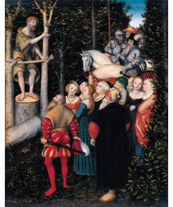 Lucas Cranach der Ältere, Die Predigt Johannes des Täufers