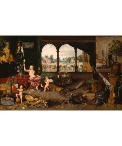 Jan BRUEGHEL DER Jüngere, Eine Vanitas-Allegorie