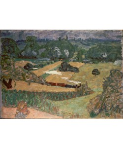 Pierre Bonnard, Landschaft mit Güterzug