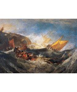 JOSEPH MALLORD WILLIAM TURNER, The Shipwreck of the Minotaur