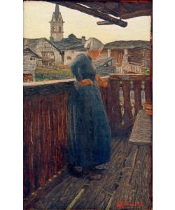 Giovanni Segantini, Sul balcone (Auf dem Balkon)