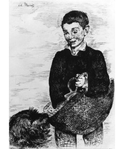 Edouard Manet, Knabe mit Hund