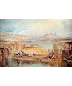JOSEPH MALLORD WILLIAM TURNER, Lancaster from Viaduct