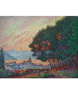 Paul Signac, Saint-Tropez, La Ville et les pins