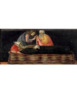 Sandro Botticelli, Die Entnahme des Herzens aus dem Leichnam des heiligen Bisc