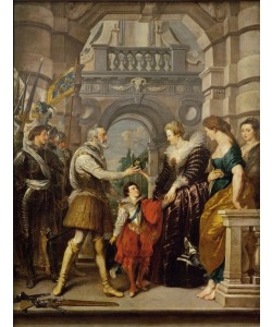 Peter Paul Rubens, Heinrich IV. zieht in den Krieg nach Deutschland und überträgt Maria von Medici die Regierung