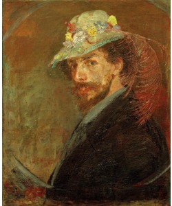 James Ensor, Ensor au chapeau fleuri