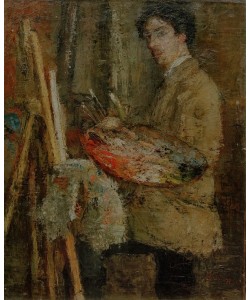 James Ensor, Portrait de l’artiste au chevalet