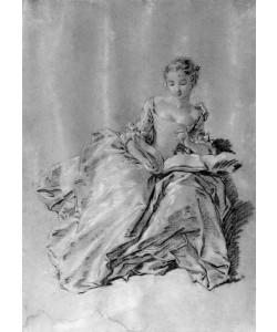 Jean-Baptiste Oudry, Femme assise et lisant