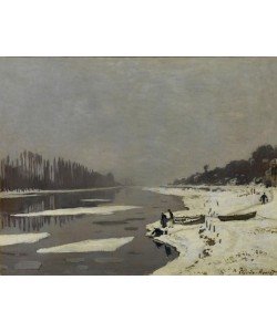 Claude Monet, Glaçons sur la Seine à Bougival