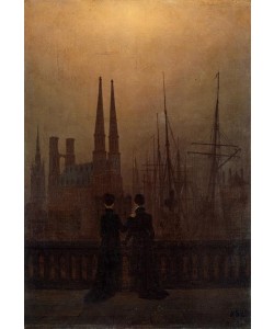 Caspar David Friedrich, Nächtlicher Hafen