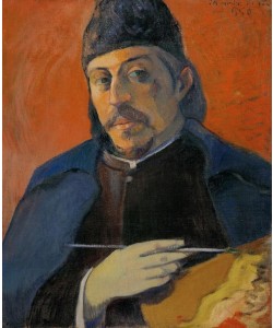 Paul Gauguin, Selbstporträt mit Palette