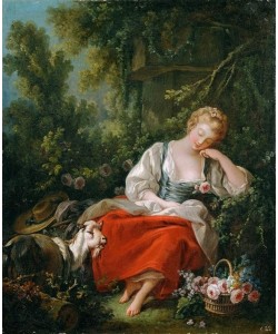 Francois Boucher, Die träumende Schäferin