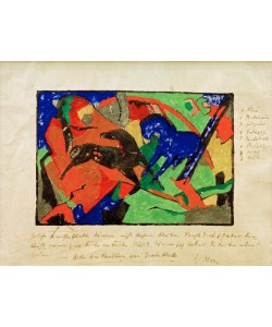 Franz Marc, Zwei Pferde