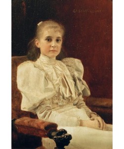 Gustav Klimt, Sitzendes junges Mädchen 