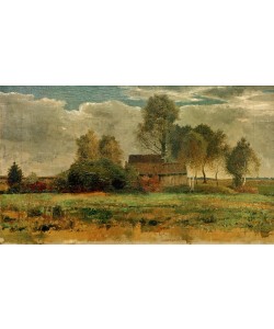 Franz Marc, Torfhütten im Dachauer Moos