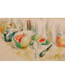 Paul Cézanne, Nature morte avec pastèque entamée