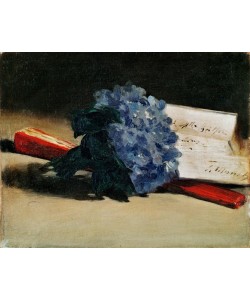 Edouard Manet, Bouquet des violettes et éventail